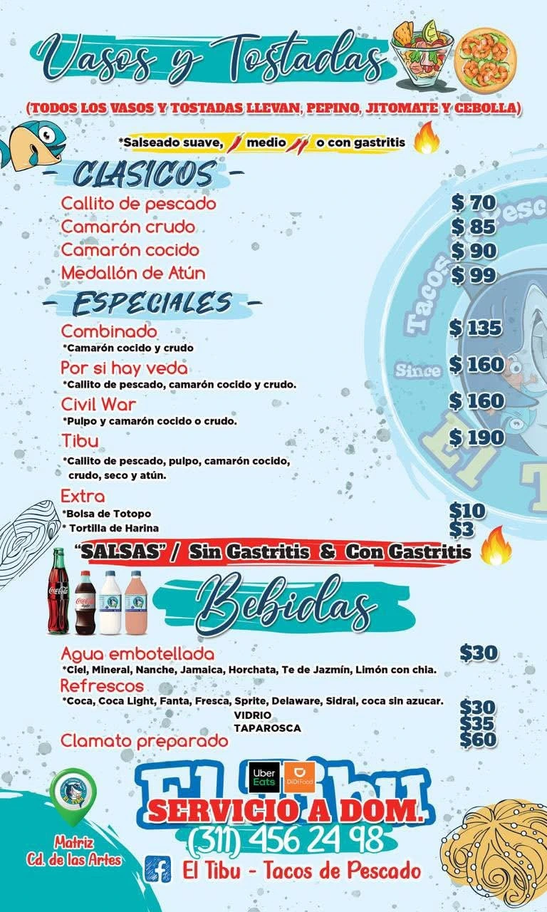 Menú Página 2