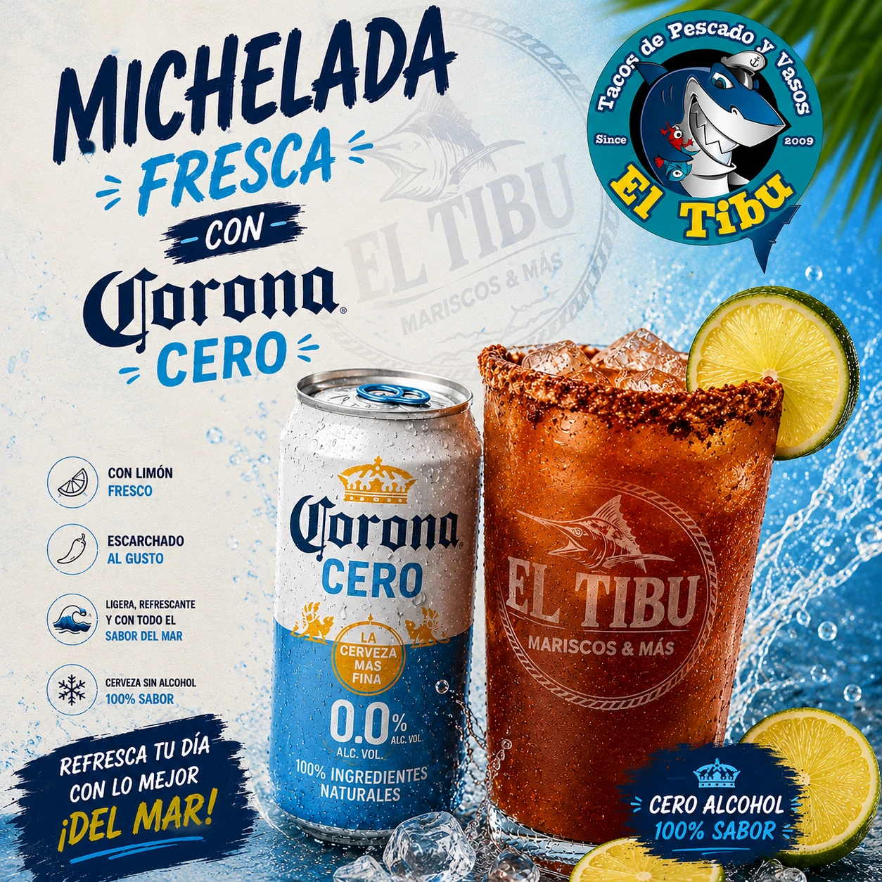 Michelada Corona Cero